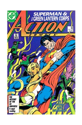 Action Comics No589 / Superman &amp; The Green Lantern Corps