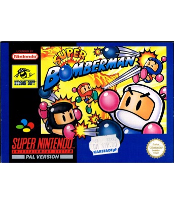Nintendo SNES - Super Bomberman - Komplett / OVP - Pal Version - Super Nintendo Entertainment System