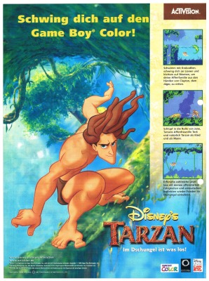 Disneys Tarzan - advertising page Game Boy Color