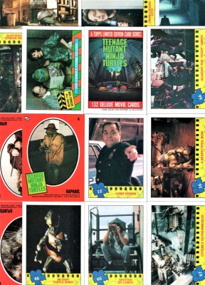 Movie - 12 Trading Cards & 3 Sticker - Teenage Mutant Ninja Turtles