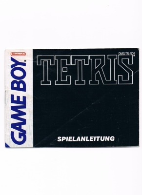 Tetris - Bedienungsanleitung / Spielanleitung - Nintendo Game Boy
