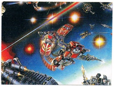 Panini Sticker No. 7 - The Transformers 1986