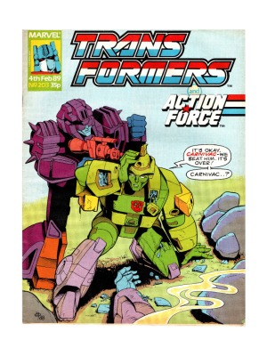The Transformers - Comic - Generation 1 / G1 - 1989 - Feb 89 203 - Englisch - Transformers