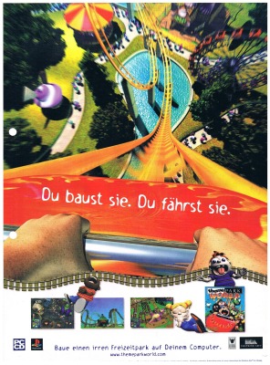 Theme Park World - advertising page PS1