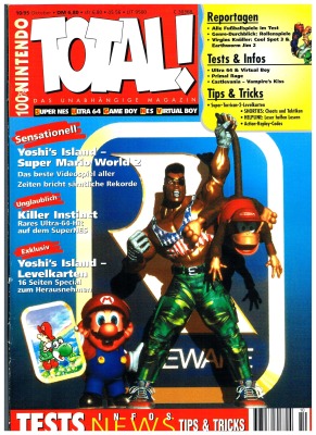 TOTAL Das unabhängige Magazin - 100 Nintendo - Ausgabe 10/95 1995