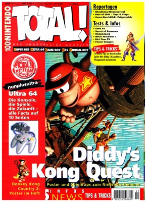 TOTAL Das unabhängige Magazin - 100 Nintendo - Ausgabe 2/96 1996