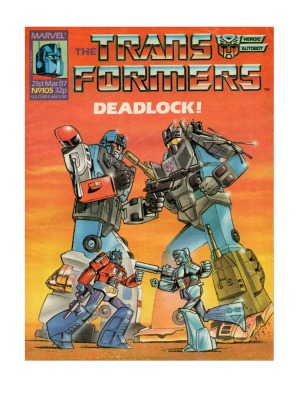 The Transformers - Comic - Generation 1 / G1 - 1987 87 105 - Englisch - Kenner Transformers Comic -