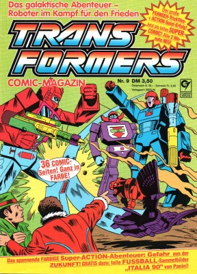 Transformers Comic Magazin Nr 9