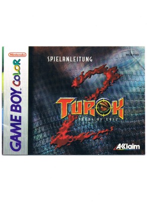 Turok 2 - Seeds of Evil - Bedienungsanleitung / Spielanleitung - Nintendo Game Boy Color