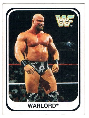 WWF Trading card - Warlord 15 Merlin 1991