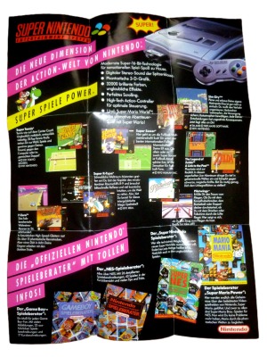 Nintendo SNES / Game Boy / NES Promotional flyer