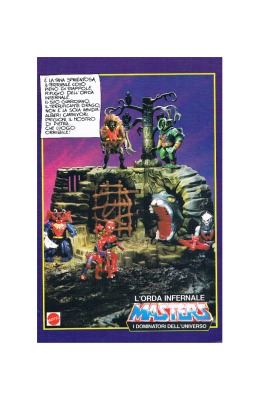 Masters of the Universe - Die Wilde Horde - Italienische Werbeseite - He-Man/MOTU vintage - 80er