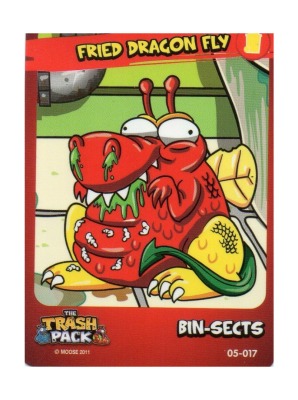 Fried Dragon Fly / Bin-Sects - The Trash Pack Trading Cards - Series 2