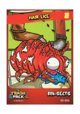 Hair Lice / Bin-Sects - The Trash Pack Trading Cards - Series 2