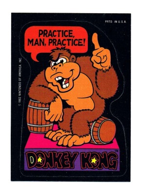 DONKEY KONG Sticker von 1982 - Nintendo für Sammler - Jetzt online Kaufen - 1982 Game&Watch Arcade