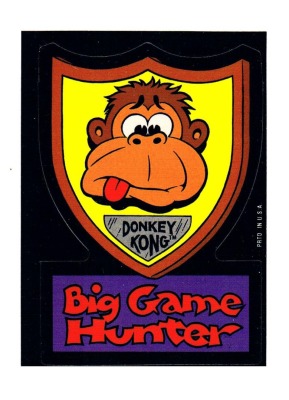 DONKEY KONG Sticker von 1982 - Nintendo für Sammler - Jetzt online Kaufen - 1982 Game&amp;Watch Arcade