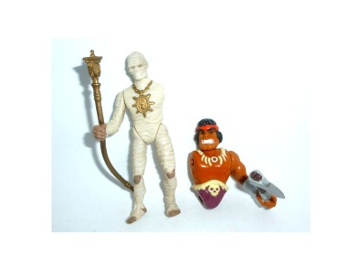 Connectors - Ersatzteile Mummy &amp; Indian - Action Figur - Matchbox 1990
