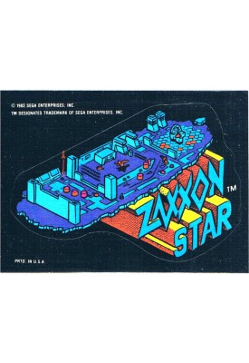 Zaxxon Star - Sega Sticker