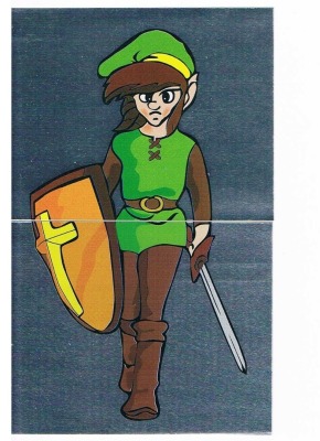 The Legend of Zelda - Link - Sticker - Nintendo / Merlin 1992