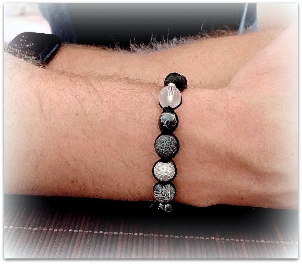 Edles Designer-Armband aus bezaubernden Edelsteinen für den Herrn 7