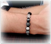 Edles Designer-Armband aus bezaubernden Edelsteinen für den Herrn 7