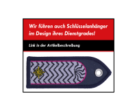 Niedersachsen Oberbrandmeister - FFW Dienstgradstücke / Schulterstücke 2