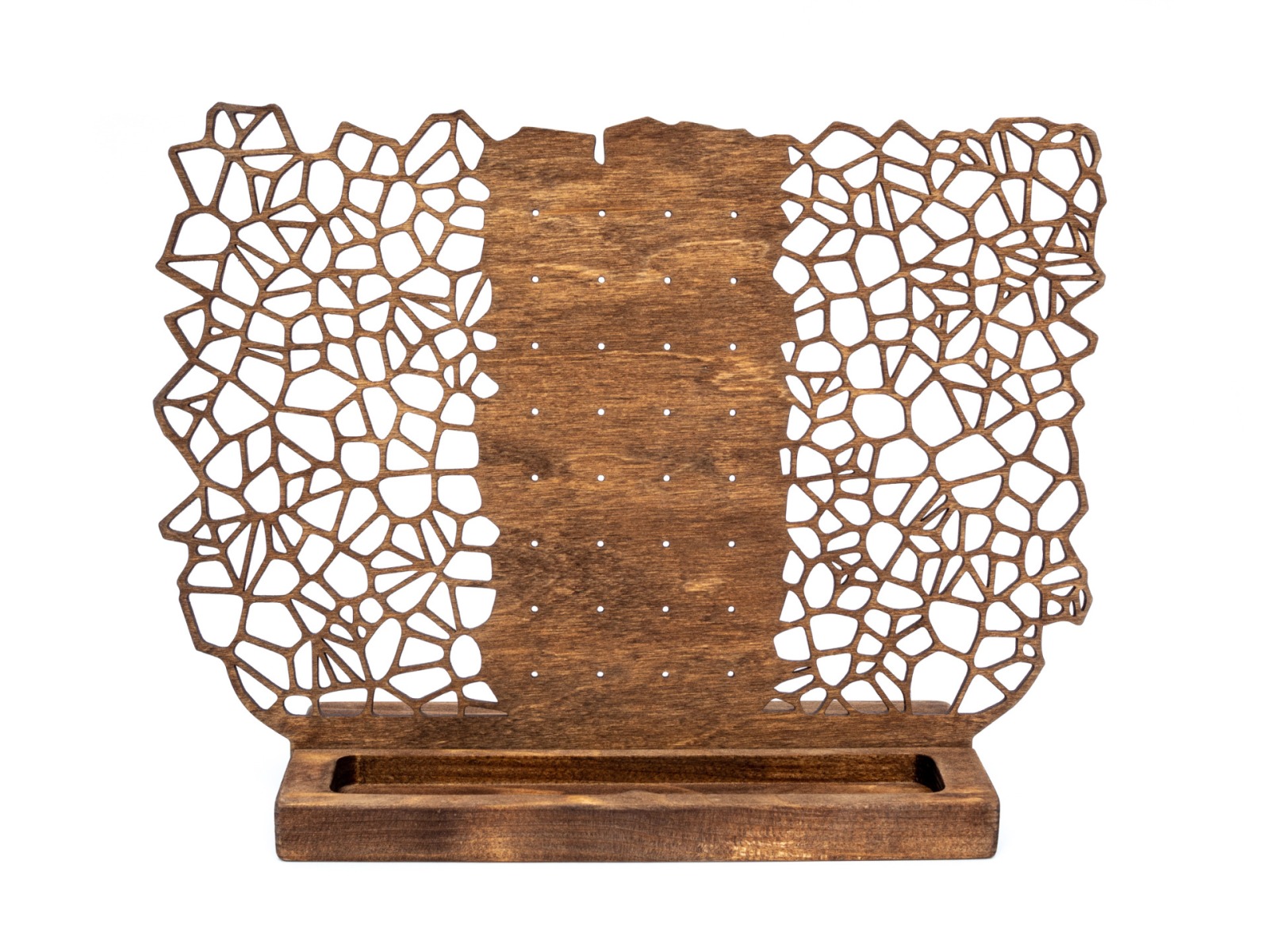 Earring Holder Stand with Ring Storage ORGANIC RING 4