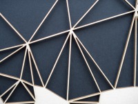 Geometrische Paper Art - Wanddeko ELEFANT 3