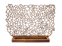 Earring Holder Stand with Ring Dish ORGANIC RING II