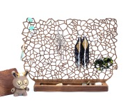 Earring Holder Stand with Ring Dish ORGANIC RING II 3