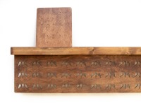 Ohrringhalter für die Wand - Handgemacht aus Holz WALL GRID WINGS WALNUT 5