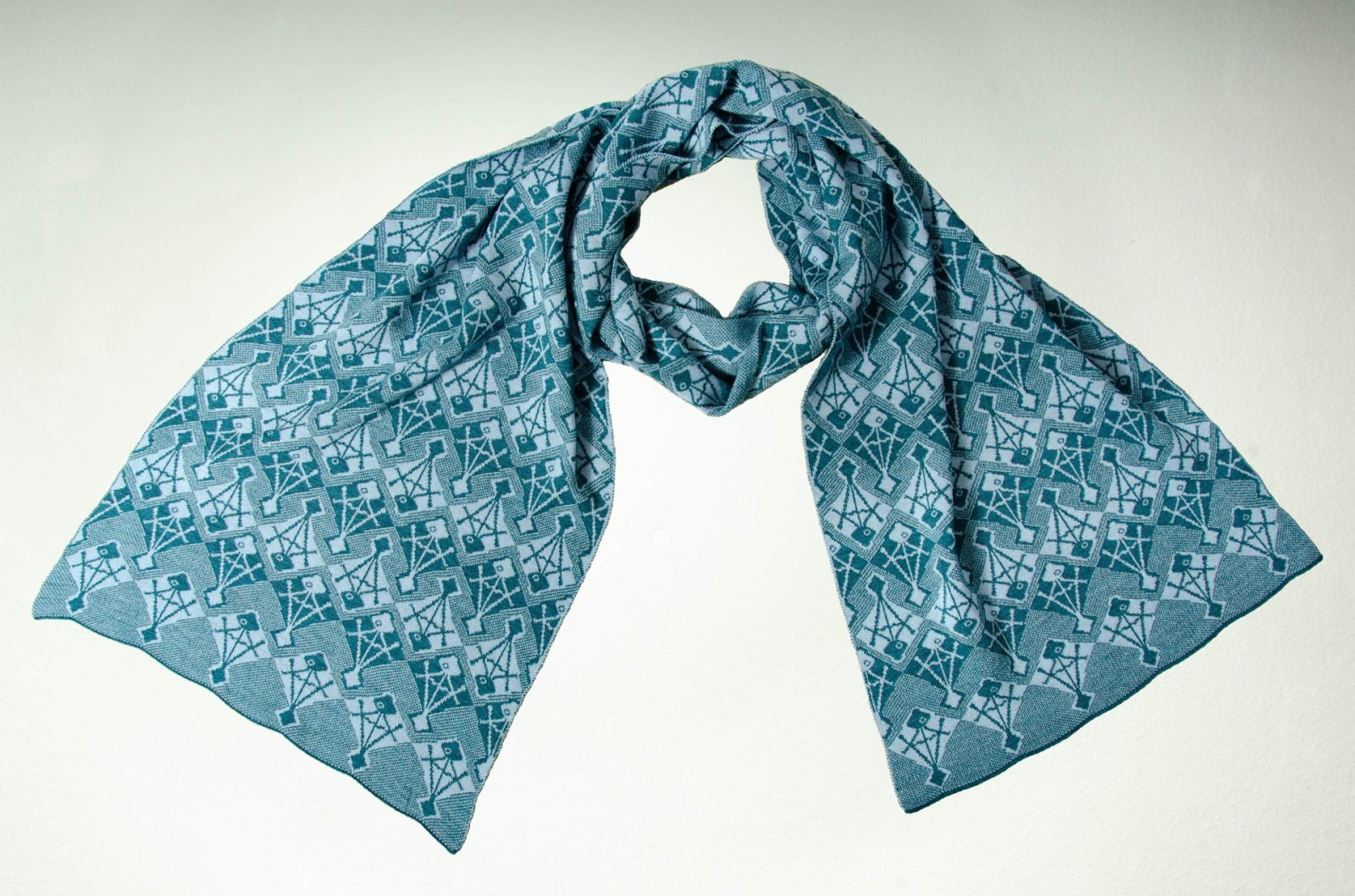 Merino scarf Net 3