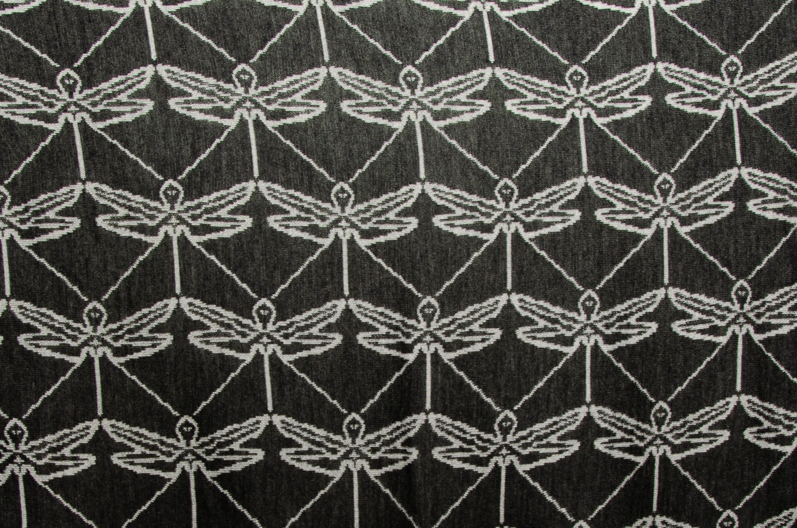 Stole, triangular shawl in light gray and dark gray 3