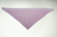 Scarf Shine triangular in mint and purple 5