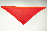 Scarf Shine triangular in orange and pink 6