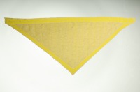 Scarf Shine triangular in lemon and natural 5