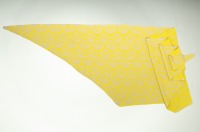 Sun shawl made of organic cotton in lemon and natural 4