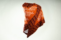 Stole Rose in burgundy, orange and pink 2