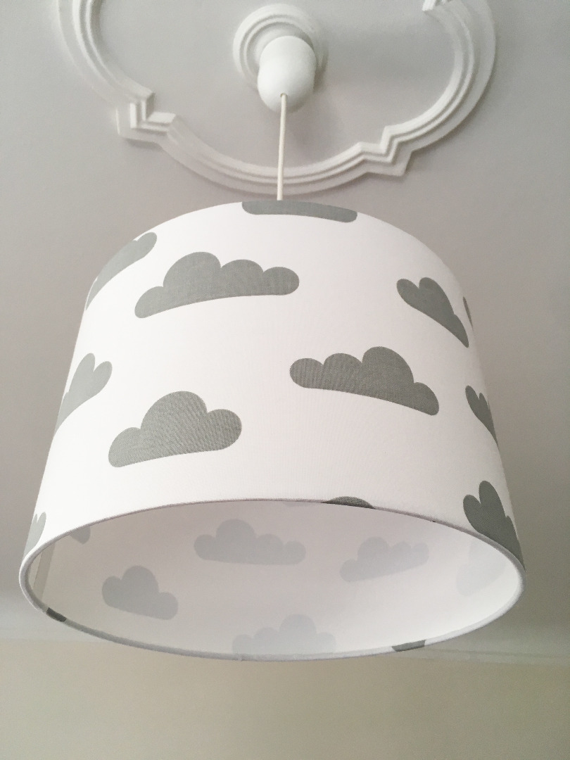 Lampenschirm Wolken Kinderzimmer Kinderlampe Kinderzimmerlampe Deko Wolken Hängelampe Deckenlampe Kinder