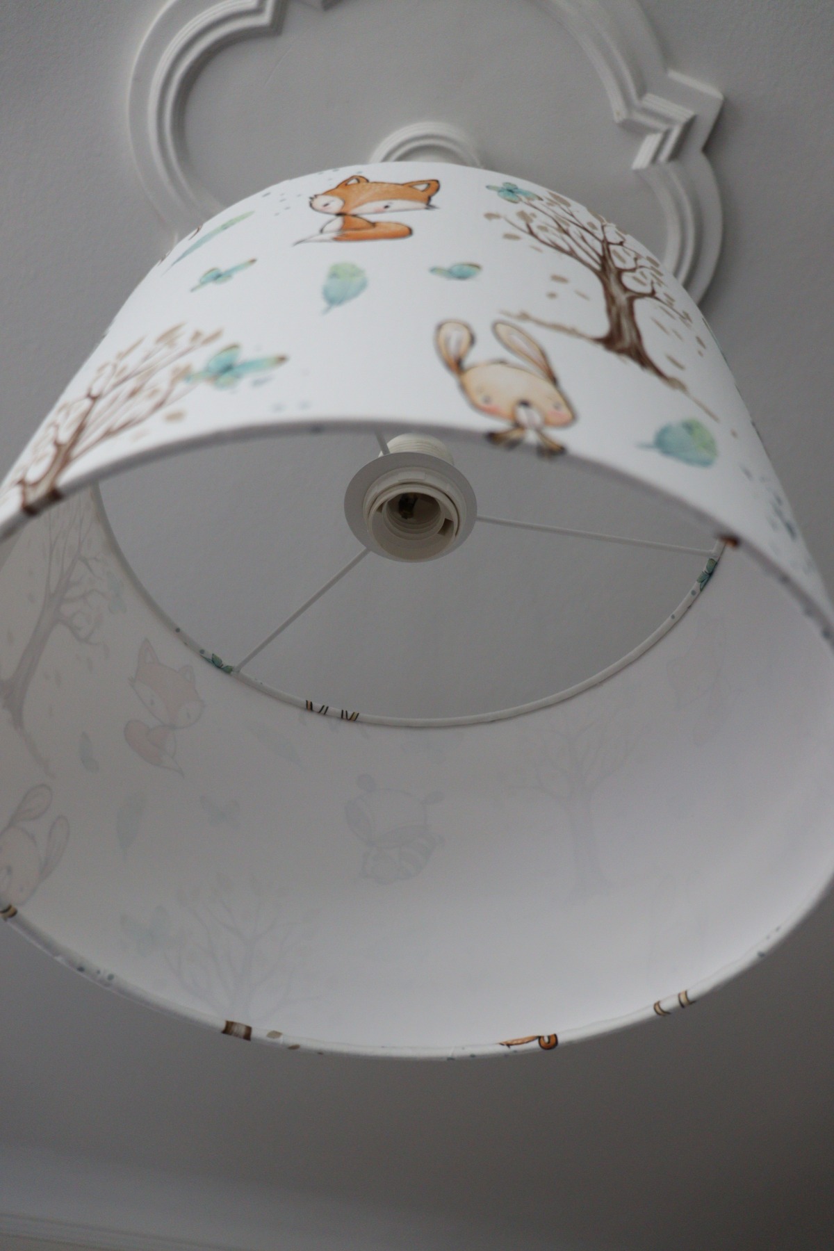 Deckenlampe Kinderzimmer Waldtiere Lampenschirm Tischlampe Lampe boho Wildtiere 4