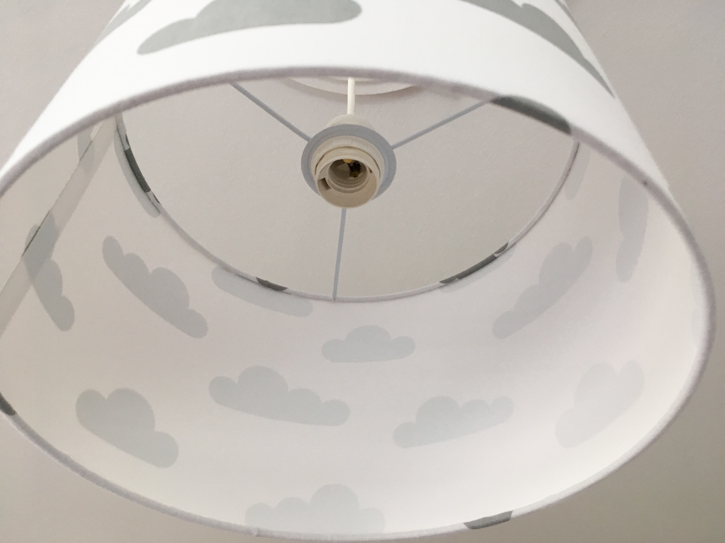 Lampenschirm Wolken Kinderzimmer Kinderlampe Kinderzimmerlampe Deko Wolken Hängelampe Deckenlampe
