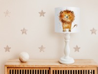 Tischlampe Kinder Löwe, Kinderlampe Löwe personalisiert, Lampe mit Namen 2