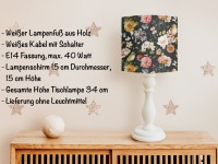 Lampenschirm Blumen Deckenlampe, Lampenschirm floral, Hängelampe Wohnzimmer 4