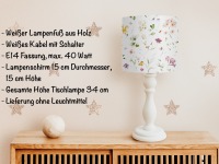 Lampenschirm Blumen Deckenlampe, Lampenschirm floral, Hängelampe Wohnzimmer 5