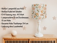 Lampenschirm Blumen Deckenlampe, Lampenschirm floral, Hängelampe Wohnzimmer 5