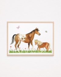 Poster Kinderzimmer mit Pferden 2
