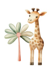 Poster Kinderzimmer Safaritiere, Elefant Löwe Giraffe, Safari Kinderzimmer Poster Kinderposter 4