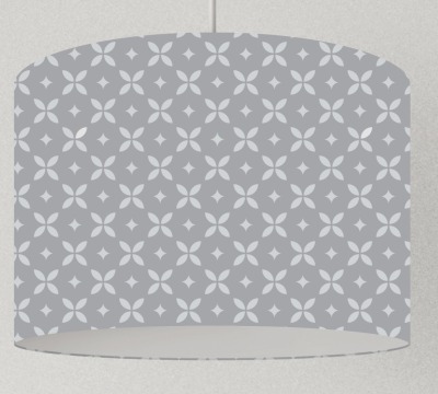 Lampe Wohnzimmer grau Muster Deckenlampe gemustert verschiedene Farben Lampenschirm Küche