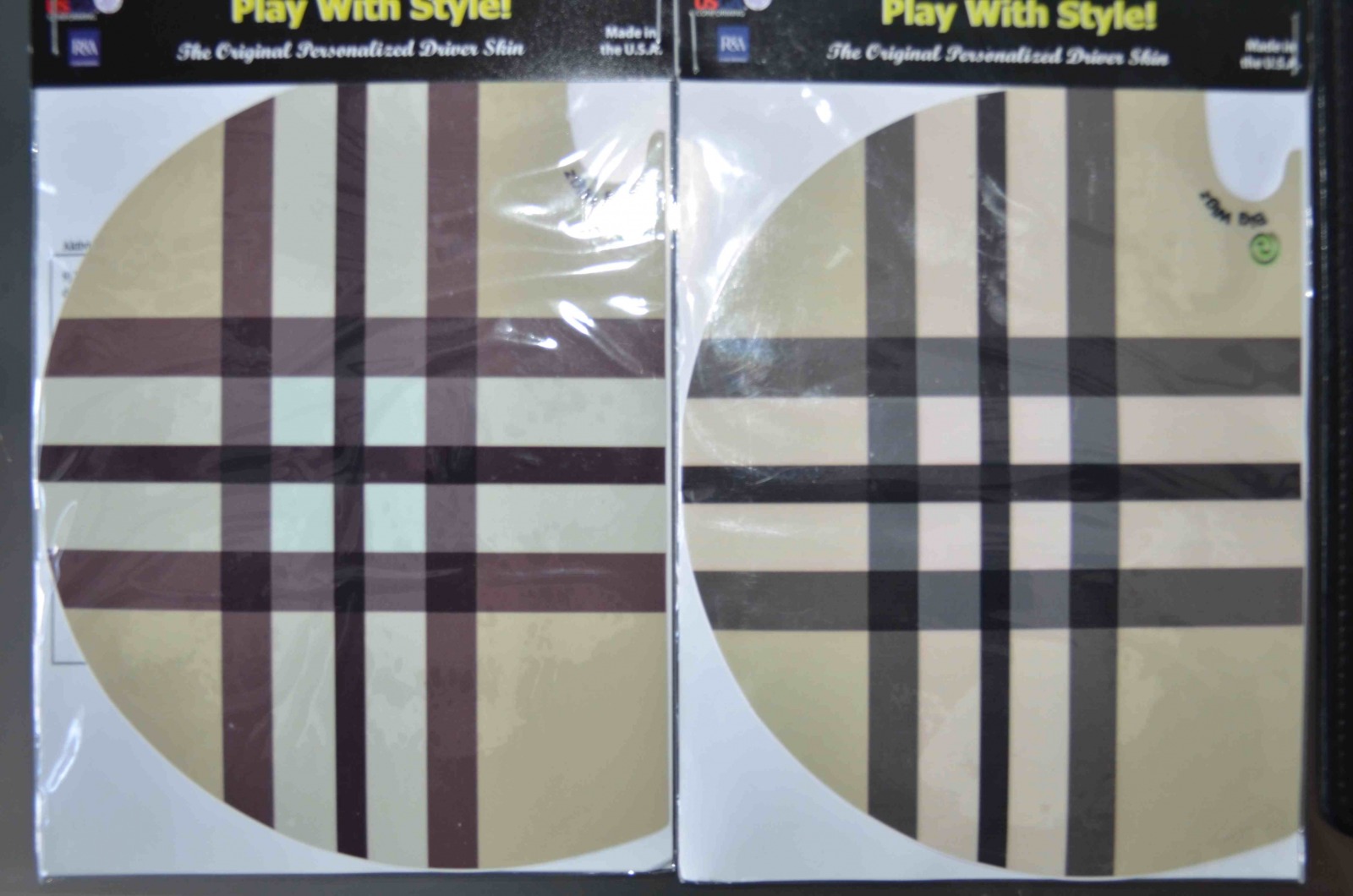 Plaid Brown and Beige