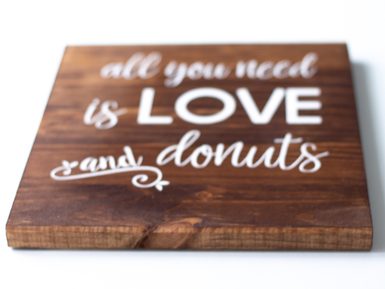 Holzschild für Donut Bar rustikal - Einzelstück - sofort lieferbar 8